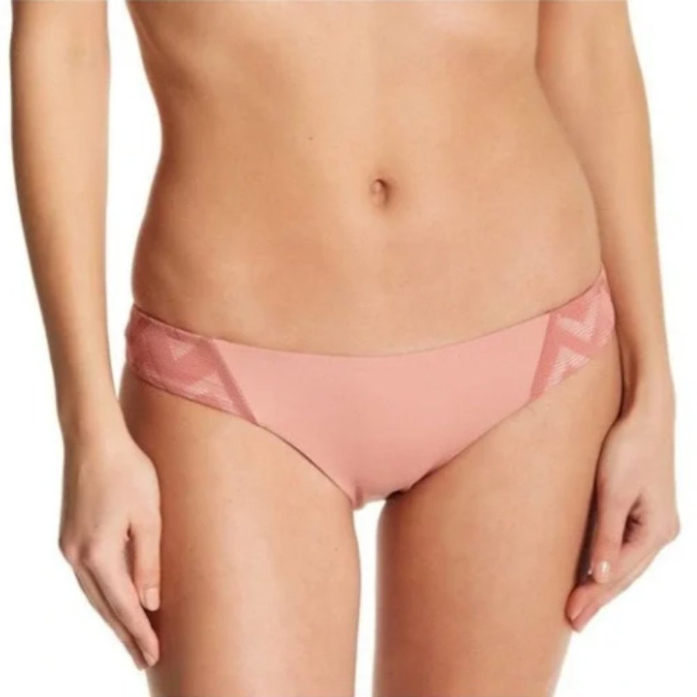 NWT Tavik Byrdie Chevron Rose Dawn Swim Bottom, Size M